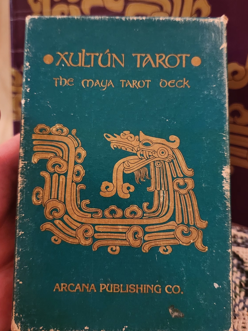 Arcana Publishing Xultún Tarot Deck – Teal and Gold